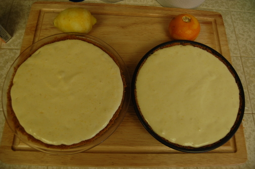 Lemon Chiffon & Tangerine Chiffon Pie